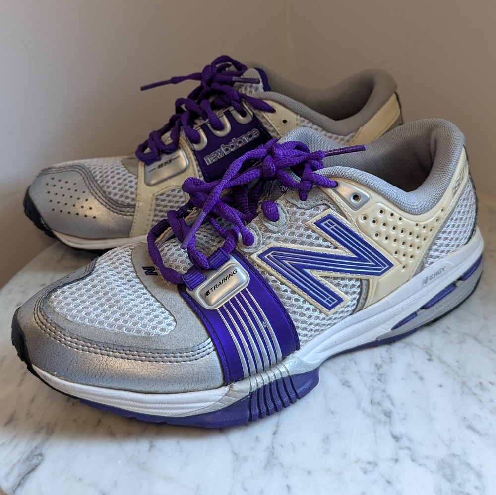 New Balance Metallic and Violet 871 Running Shoes Womens 7.5